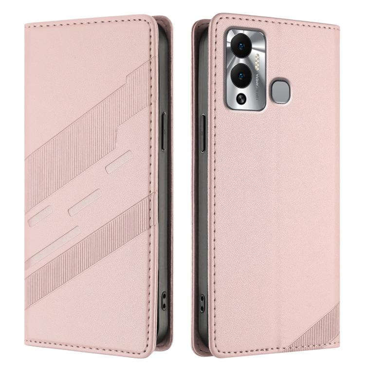 For Infinix Hot 12 Play Embossed Multi-functional Wallet Retro Leather Phone Case