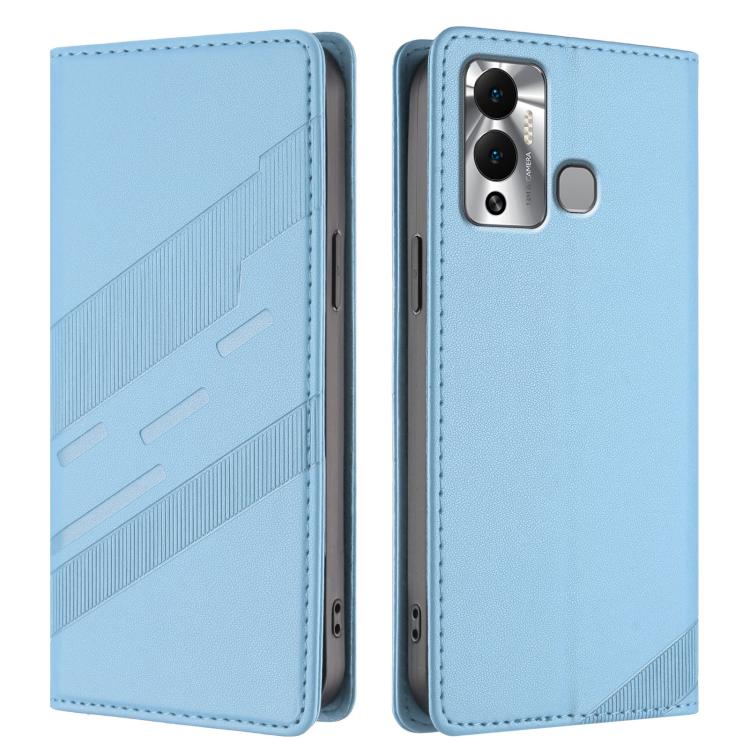 For Infinix Hot 12 Play Embossed Multi-functional Wallet Retro Leather Phone Case