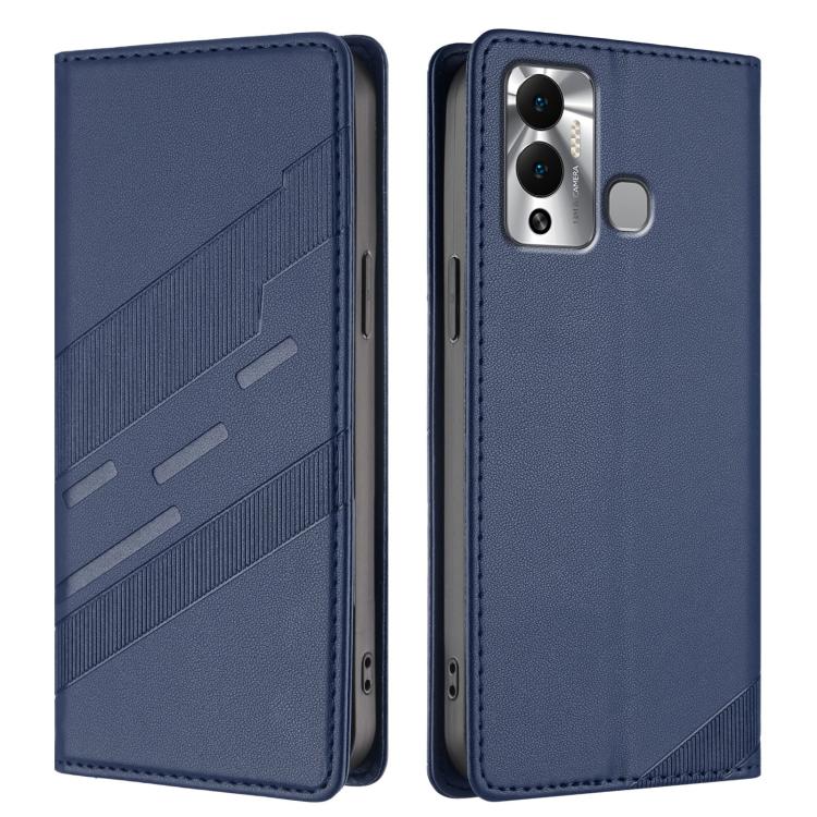 For Infinix Hot 12 Play Embossed Multi-functional Wallet Retro Leather Phone Case