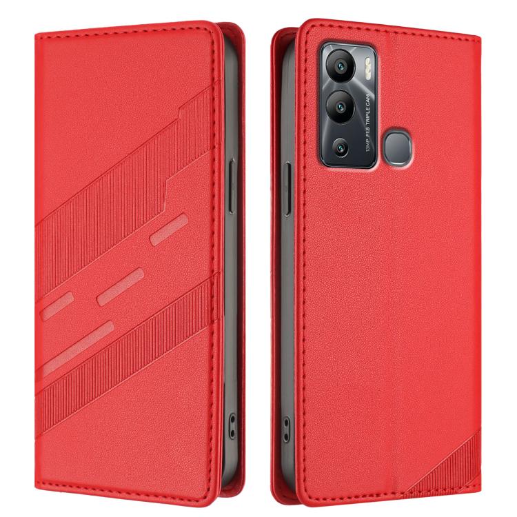 For Infinix Hot 12i Embossed Multi-functional Wallet Retro Leather Phone Case