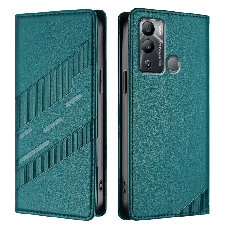 For Infinix Hot 12i Embossed Multi-functional Wallet Retro Leather Phone Case