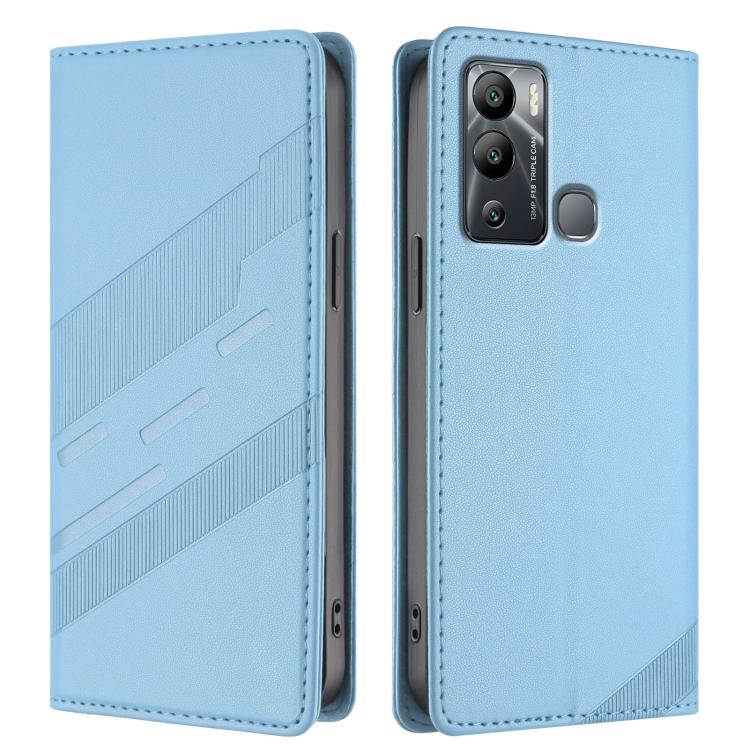 For Infinix Hot 12i Embossed Multi-functional Wallet Retro Leather Phone Case