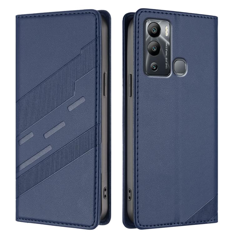 For Infinix Hot 12i Embossed Multi-functional Wallet Retro Leather Phone Case
