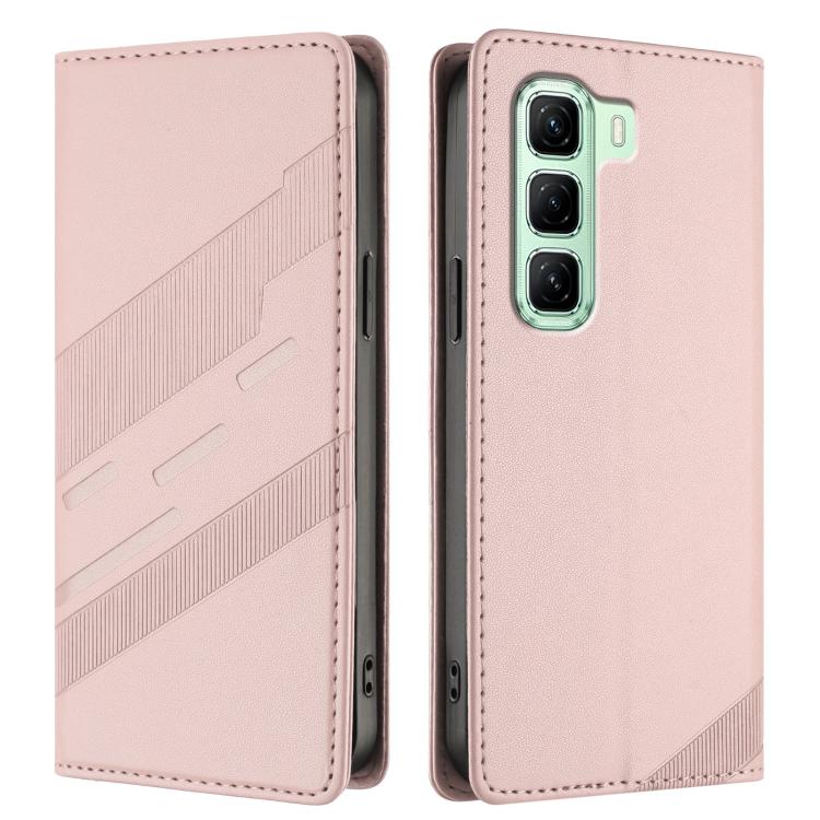 For Infinix Hot 50 4G Embossed Multi-functional Wallet Retro Leather Phone Case