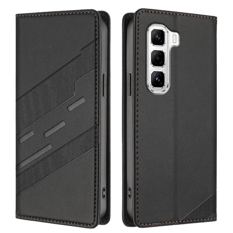 For Infinix Hot 50 Pro 4G Embossed Multi-functional Wallet Retro Leather Phone Case