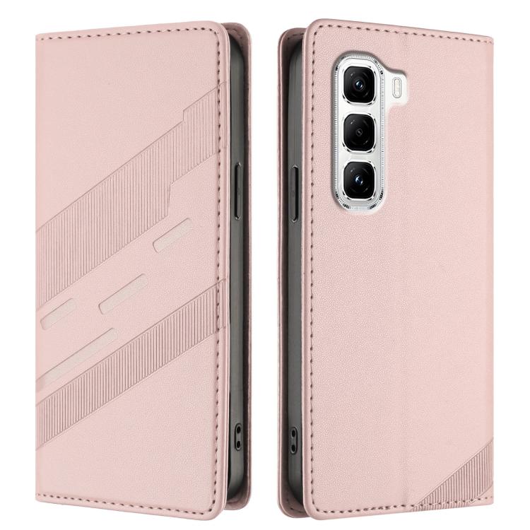For Infinix Hot 50 Pro 4G Embossed Multi-functional Wallet Retro Leather Phone Case