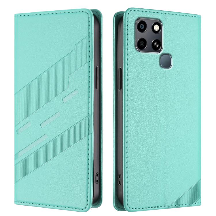 For Infinix Smart 6 Embossed Multi-functional Wallet Retro Leather Phone Case