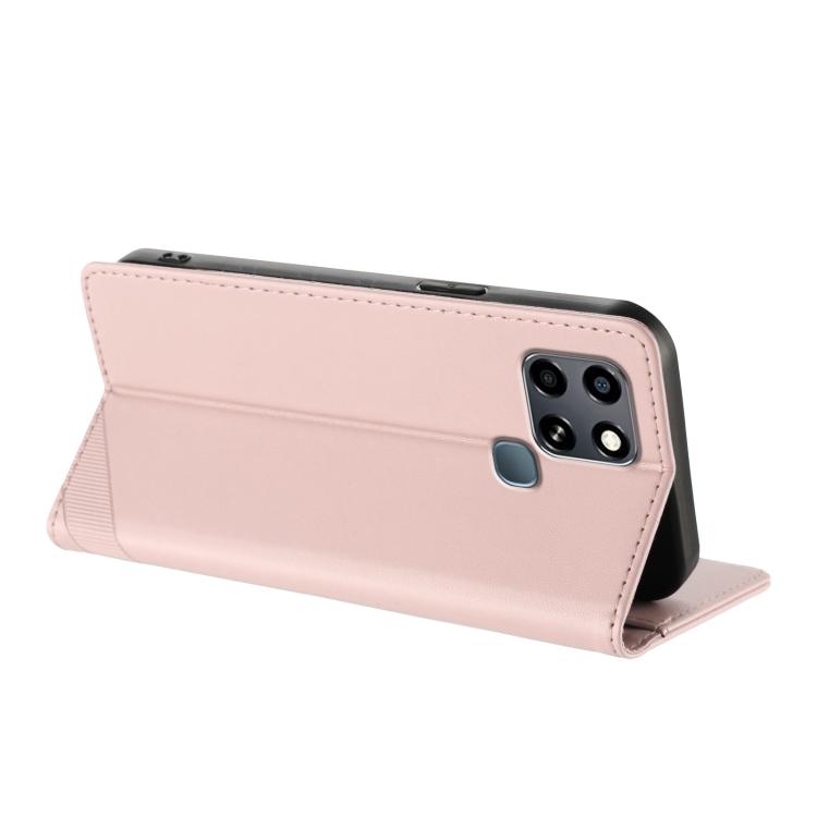 For Infinix Smart 6 Embossed Multi-functional Wallet Retro Leather Phone Case