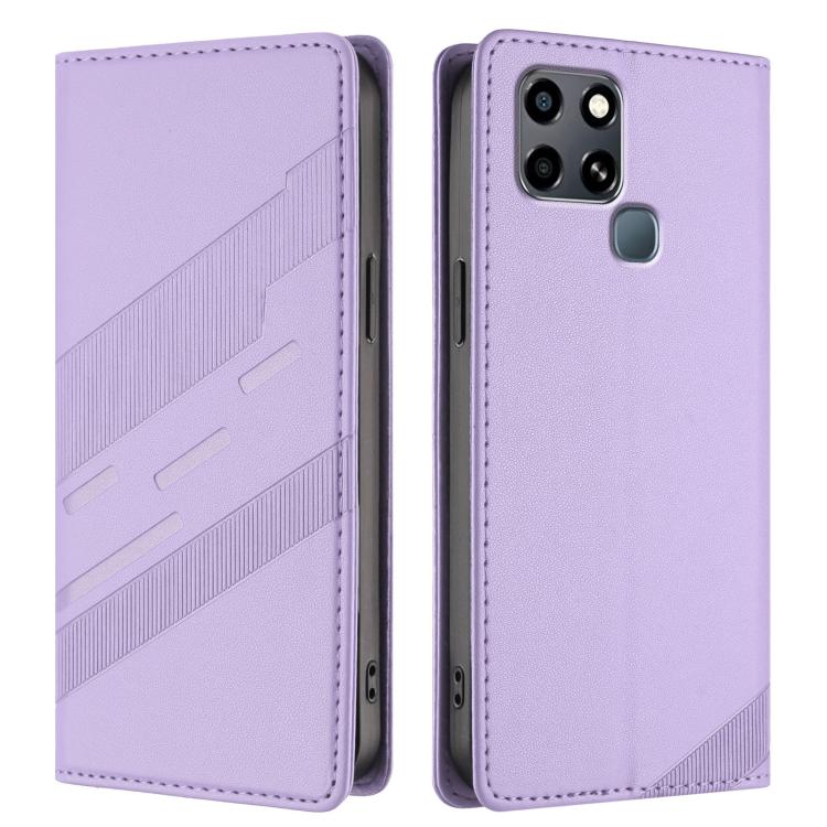 For Infinix Smart 6 Embossed Multi-functional Wallet Retro Leather Phone Case