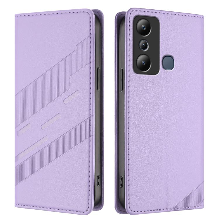 For Infinix Hot 20i Embossed Multi-functional Wallet Retro Leather Phone Case