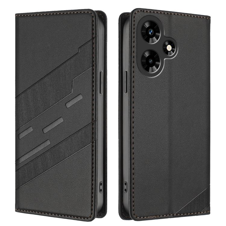 For Infinix Hot 30i Embossed Multi-functional Wallet Retro Leather Phone Case