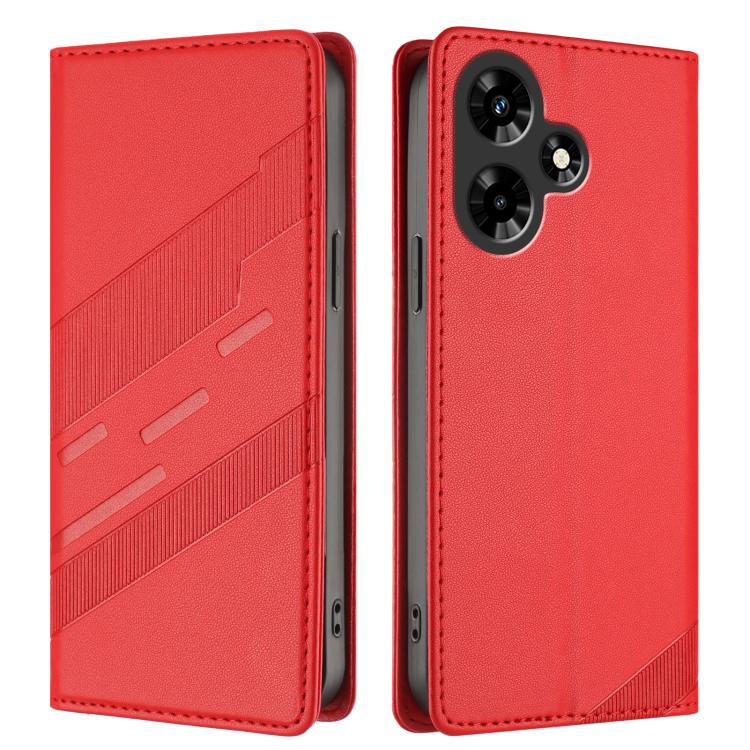 For Infinix Hot 30i Embossed Multi-functional Wallet Retro Leather Phone Case