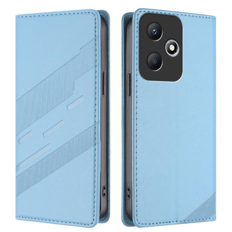 For Infinix Hot 30 Play NFC Embossed Multi-functional Wallet Retro Leather Phone Case