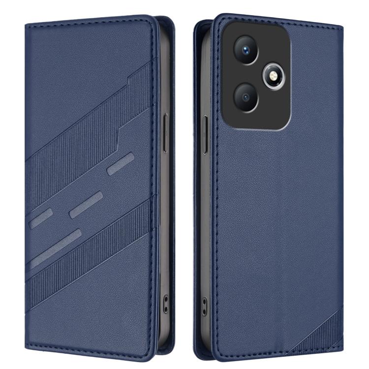 For Infinix Hot 30 Play NFC Embossed Multi-functional Wallet Retro Leather Phone Case