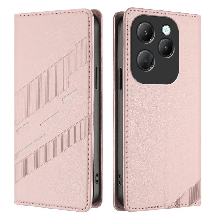 For Infinix Hot 40 Embossed Multi-functional Wallet Retro Leather Phone Case