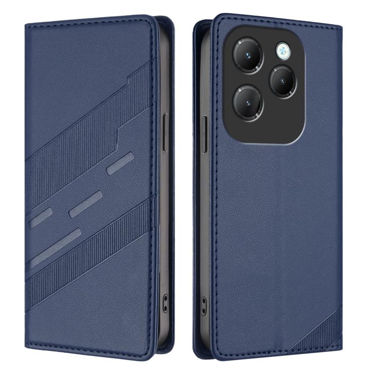 For Infinix Hot 40 Embossed Multi-functional Wallet Retro Leather Phone Case