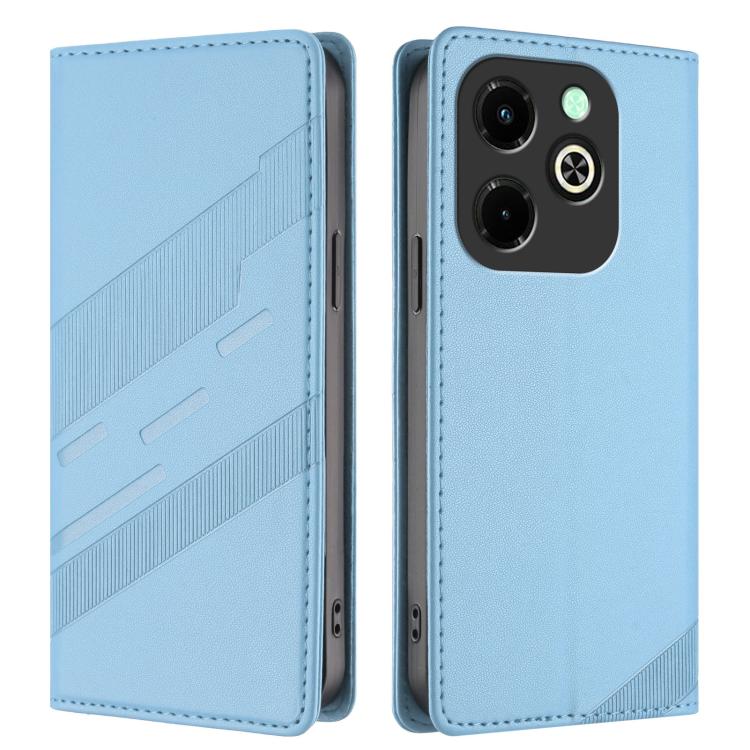 For Infinix Hot 40i Embossed Multi-functional Wallet Retro Leather Phone Case
