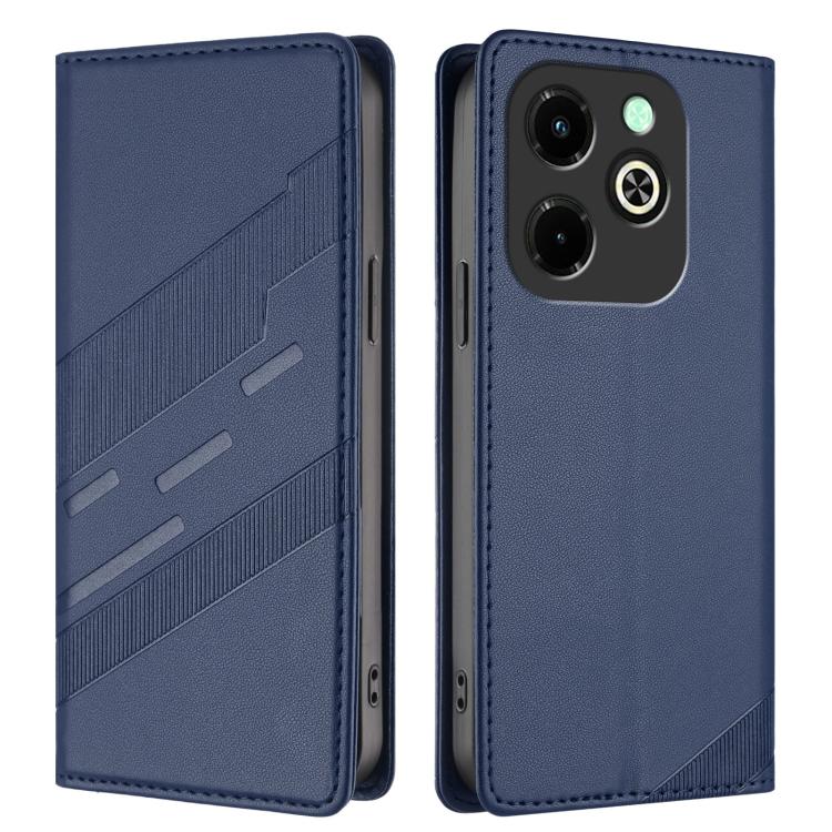 For Infinix Hot 40i Embossed Multi-functional Wallet Retro Leather Phone Case