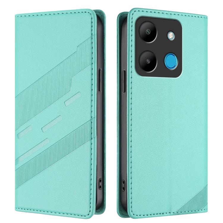For Infinix Smart 7 Embossed Multi-functional Wallet Retro Leather Phone Case
