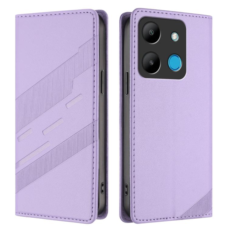 For Infinix Smart 7 Embossed Multi-functional Wallet Retro Leather Phone Case
