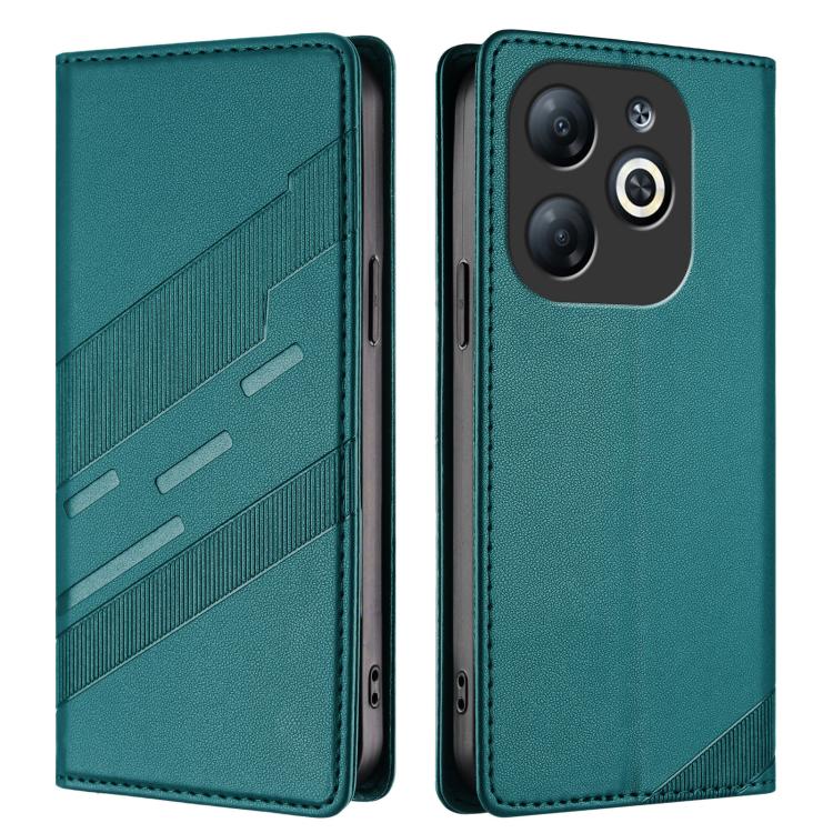 For Infinix Smart 8 Embossed Multi-functional Wallet Retro Leather Phone Case