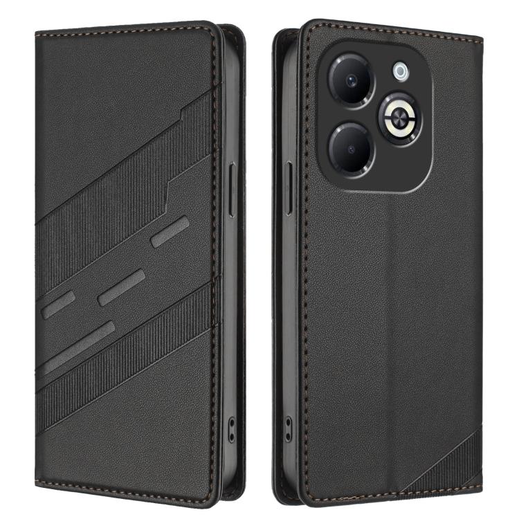 For Infinix Smart 8 Plus Embossed Multi-functional Wallet Retro Leather Phone Case