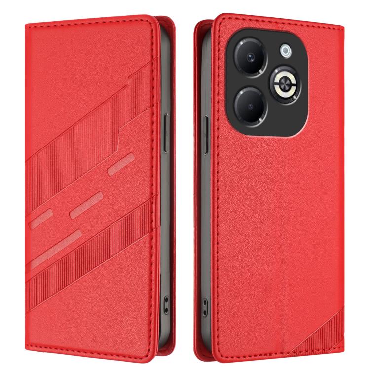 For Infinix Smart 8 Plus Embossed Multi-functional Wallet Retro Leather Phone Case