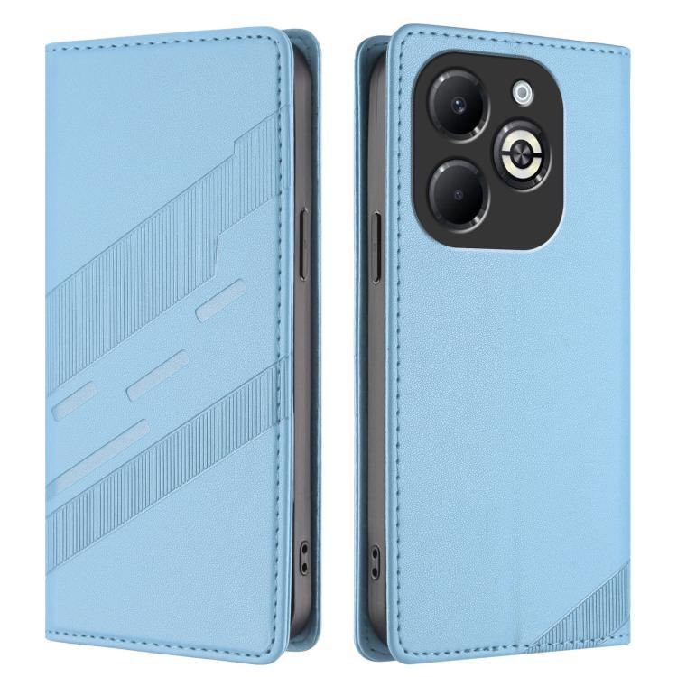 For Infinix Smart 8 Plus Embossed Multi-functional Wallet Retro Leather Phone Case