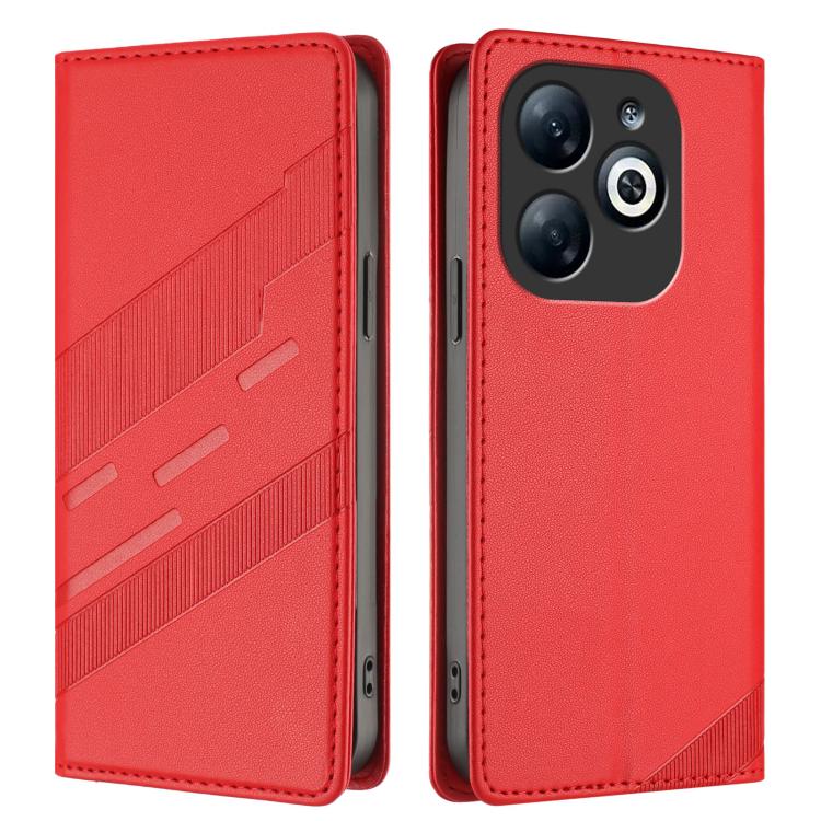 For Infinix Smart 8 Pro Embossed Multi-functional Wallet Retro Leather Phone Case