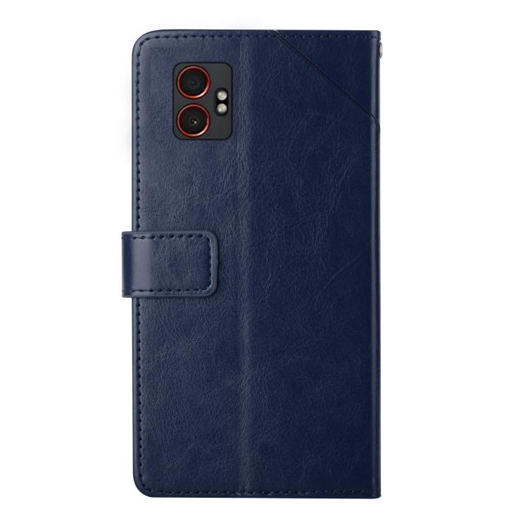 For Samsung Galaxy XCover7 Pro Y-shaped Pattern Flip Leather Phone Case