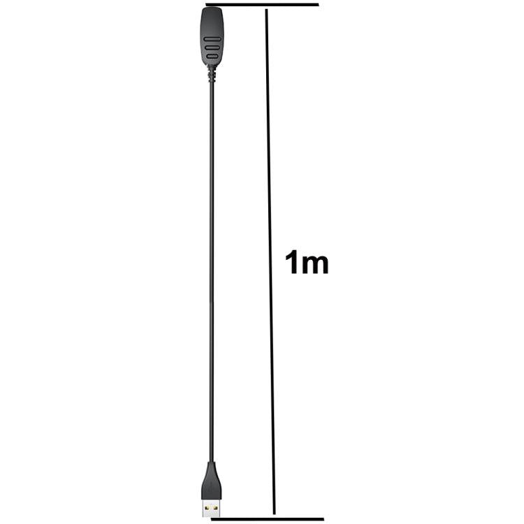 For Suunto 5 / Suunto 3 Fitness xDfind USB Port Watch Charging Clip Watch Charger, Length: 1m - Black