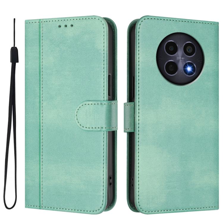 For Realme 12 5G / 12x 5G / C65 5G Global Line Splicing Buckle Retro Leather Phone Case