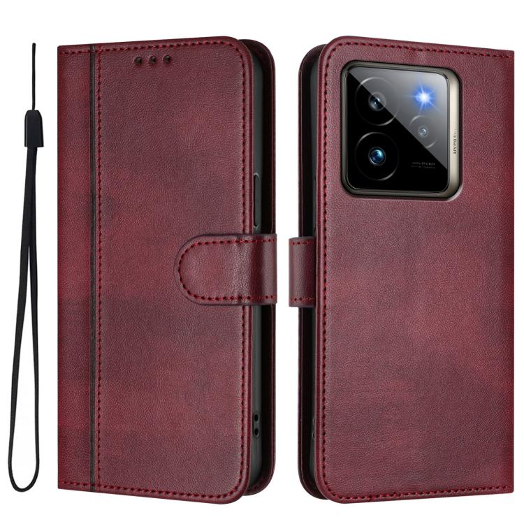 For Realme GT 7 Pro / GT7 Pro Racing Line Splicing Buckle Retro Leather Phone Case