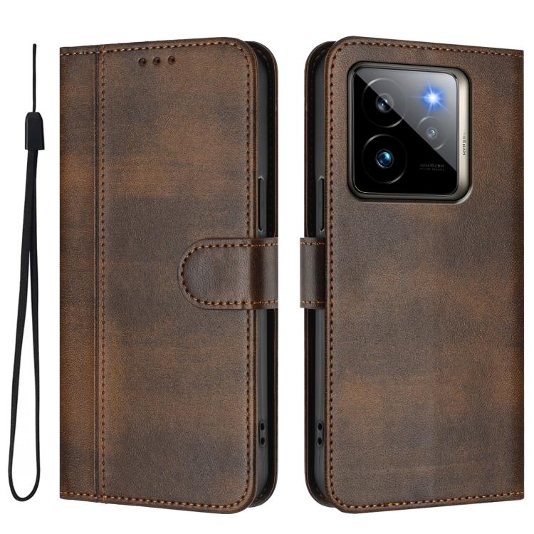 For Realme GT 7 Pro / GT7 Pro Racing Line Splicing Buckle Retro Leather Phone Case