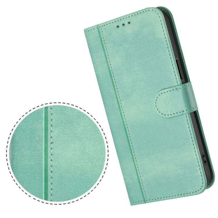 For Realme C71 4G India / Note 70 4G Line Splicing Buckle Retro Leather Phone Case