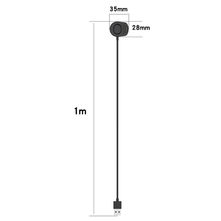 For Suunto 7 xDfind USB Port Magnetic Watch Charging Cable with Data Function & Chip Protection, Length: 1m - Black