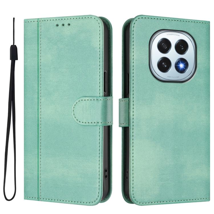 For OPPO F29 5G Global Line Splicing Buckle Retro Leather Phone Case