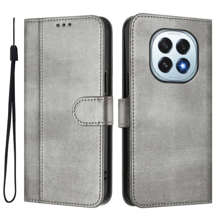 For OPPO F29 5G Global Line Splicing Buckle Retro Leather Phone Case
