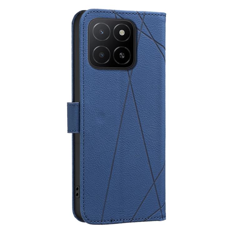 For Honor X5B Geometric Pattern RFID Leather Phone Case