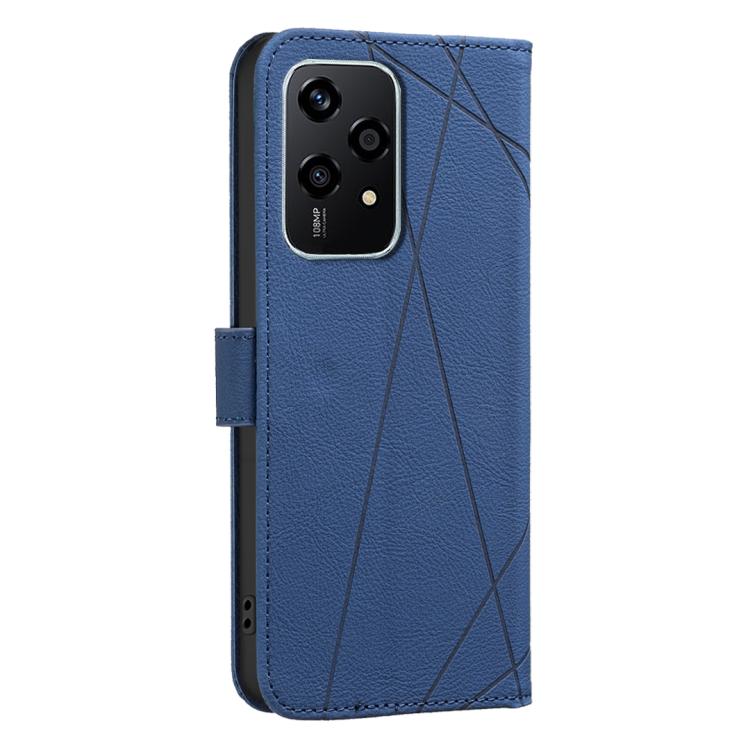 For Honor 200 Lite Geometric Pattern RFID Leather Phone Case