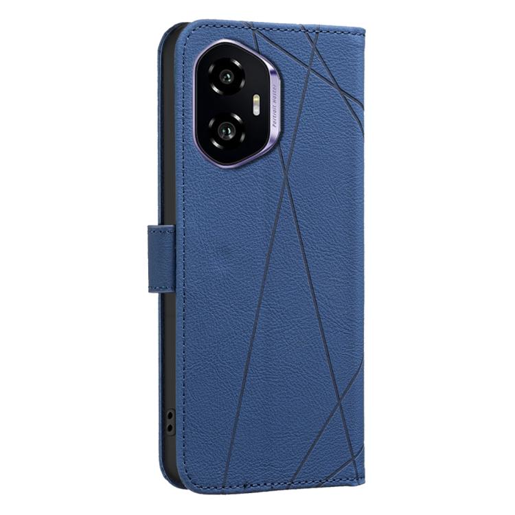 For Honor 300 Geometric Pattern RFID Leather Phone Case