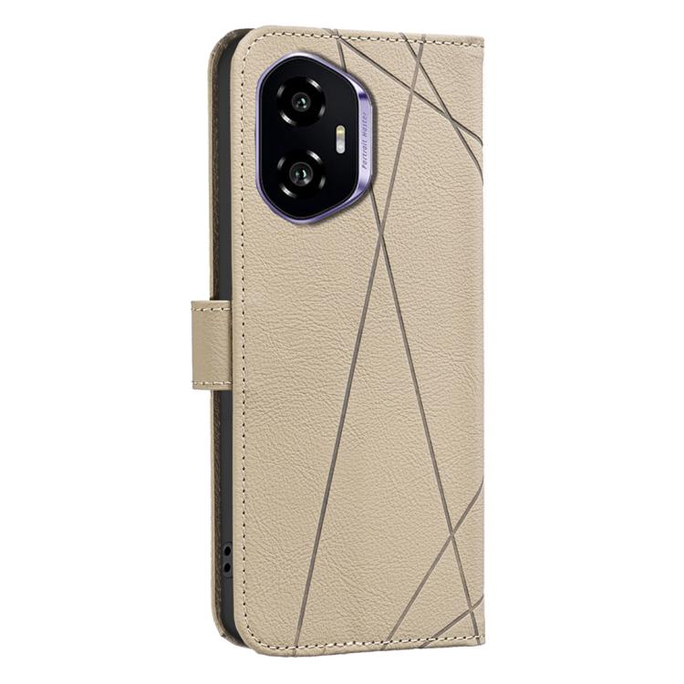 For Honor 300 Geometric Pattern RFID Leather Phone Case