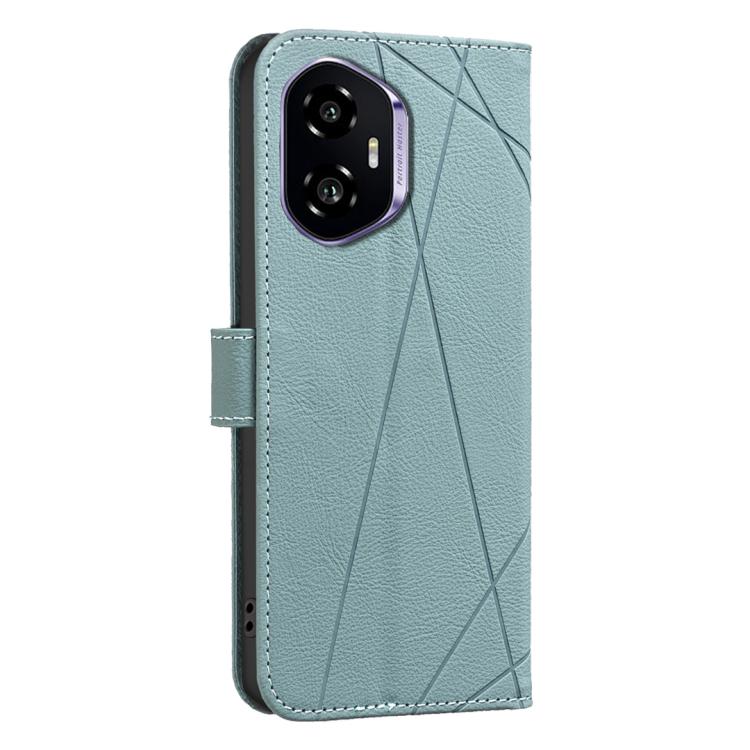 For Honor 300 Geometric Pattern RFID Leather Phone Case