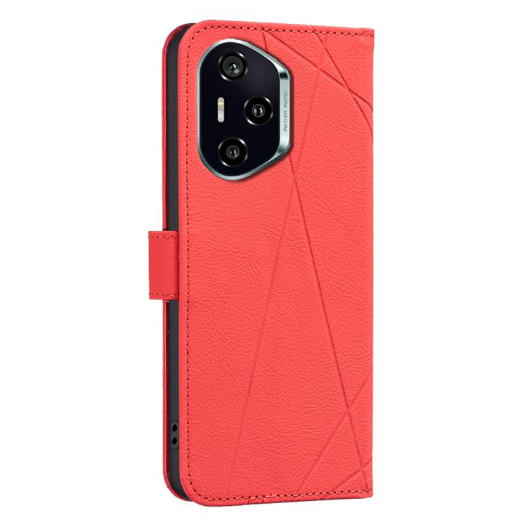 For Honor 300 Pro 5G / 300 Ultra 5G Geometric Pattern RFID Leather Phone Case