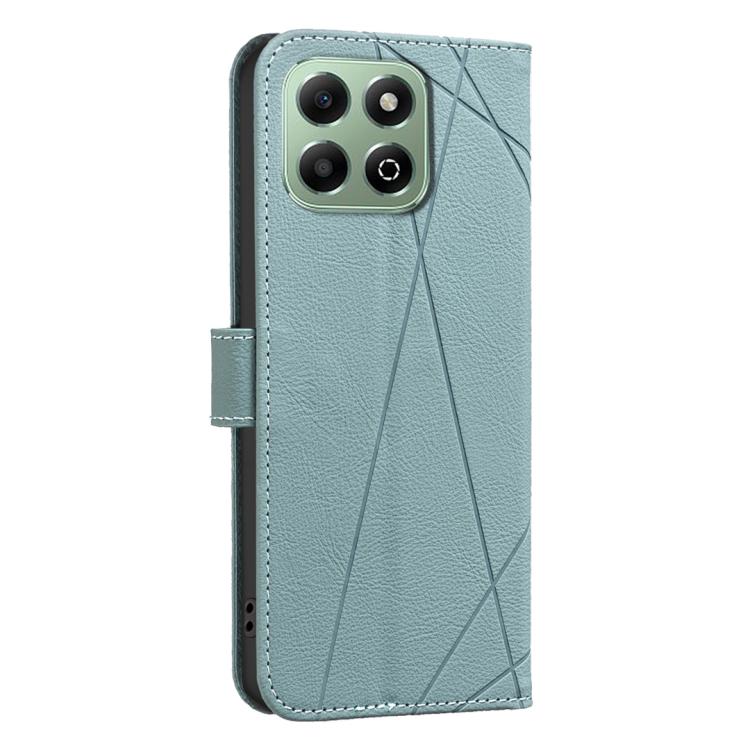 For Honor X6B Geometric Pattern RFID Leather Phone Case