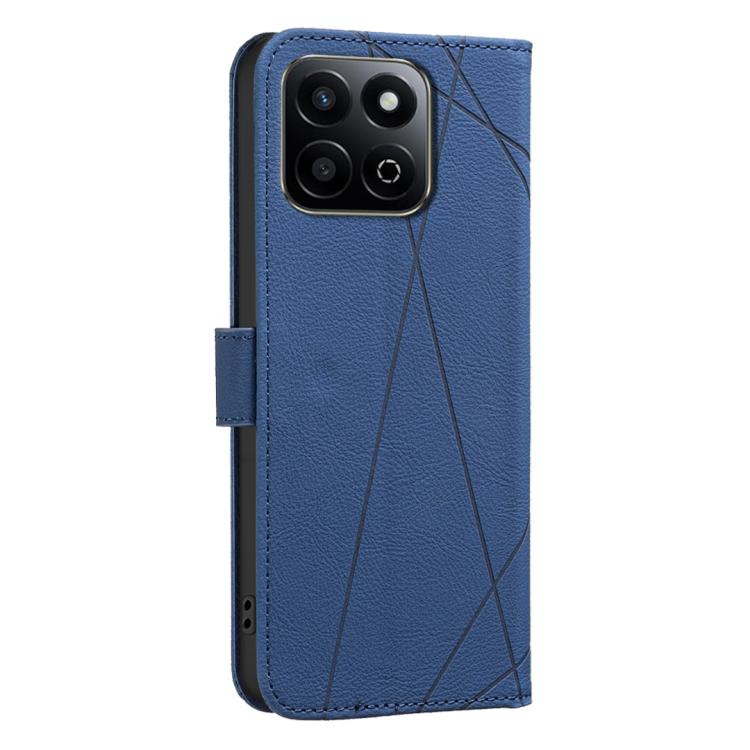 For Honor X7C / 200 Smart Geometric Pattern RFID Leather Phone Case