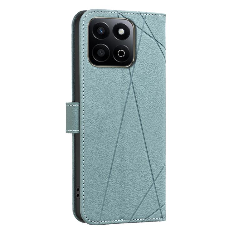 For Honor X7C / 200 Smart Geometric Pattern RFID Leather Phone Case