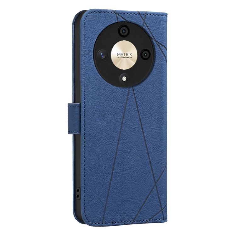 For Honor X9B / Magic6 Lite Geometric Pattern RFID Leather Phone Case