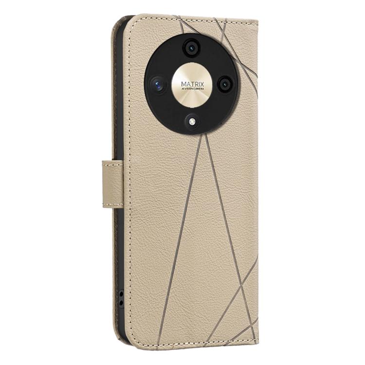 For Honor X9B / Magic6 Lite Geometric Pattern RFID Leather Phone Case