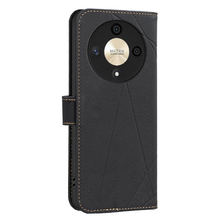 For Honor X9B / Magic6 Lite Geometric Pattern RFID Leather Phone Case